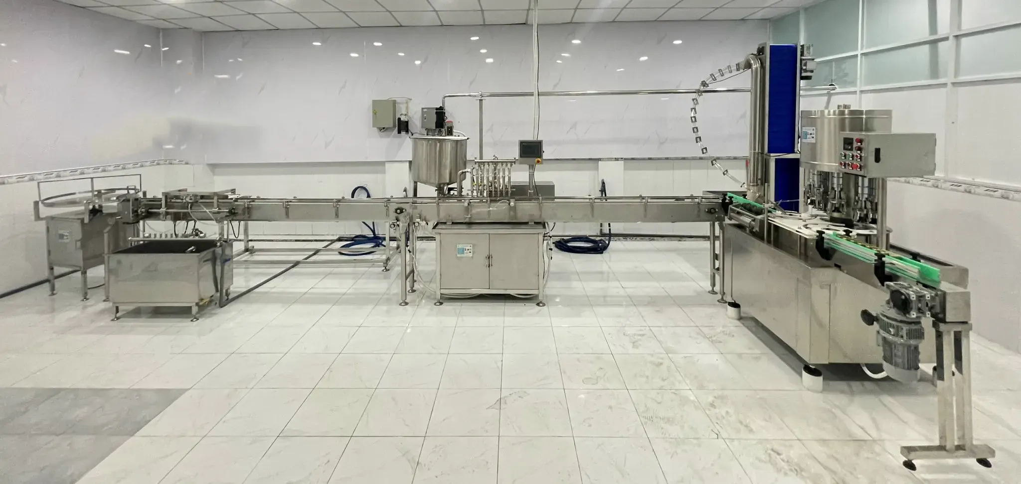 ខ្សែសង្វាក់ផលិតកម្មនៃសំបុកបក្សីជាមួយស្ករថ្ម 12 birds nest production line 01