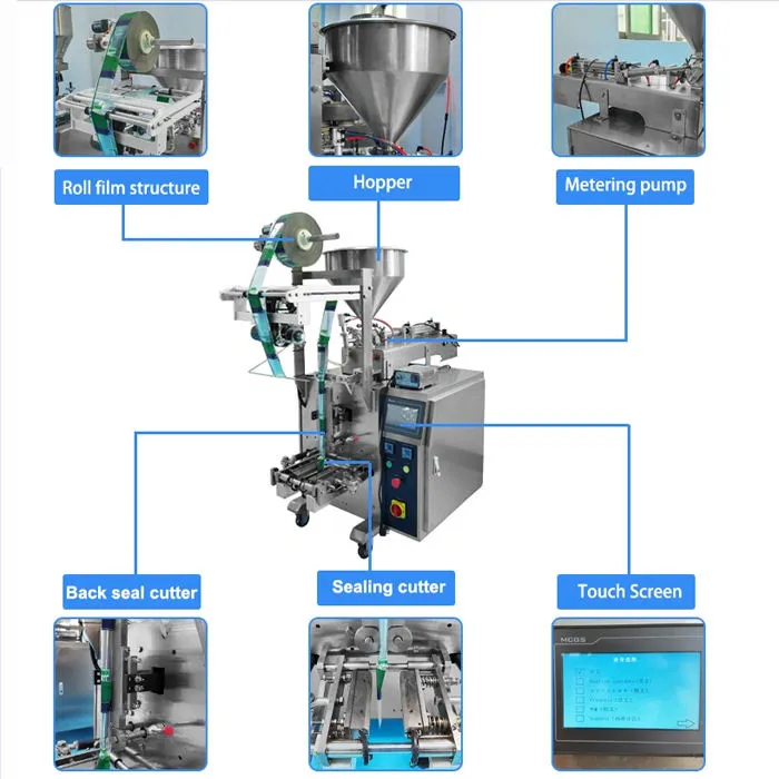 facial cleanser bag packing machine 03