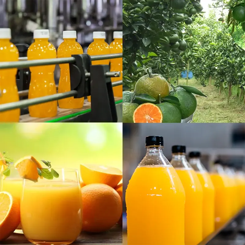 quy trinh san xuat nuoc cam dong chai