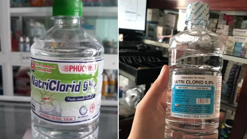 សូដ្យូមក្លរួ (NaCl) សូលុយស្យុងសូដ្យូមក្លរួ (NaCl) ។