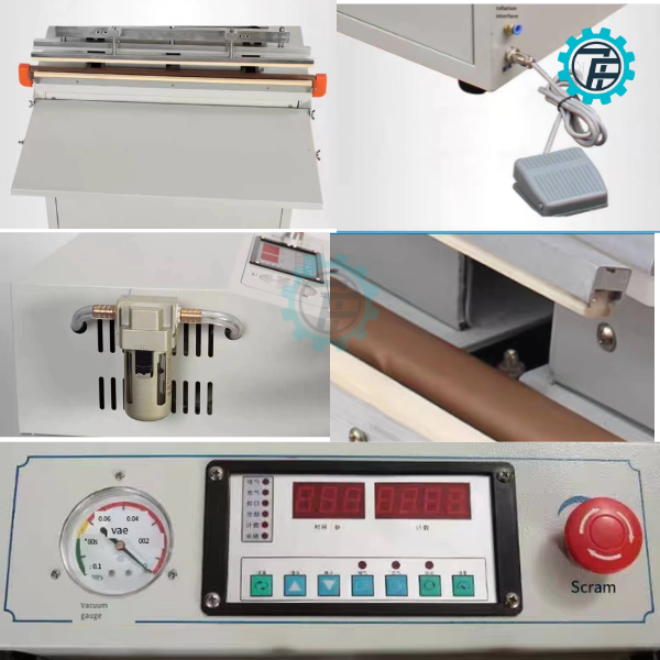 ម៉ាស៊ីនបូមធូលីអាហារ VS-600 (ដែកអ៊ីណុក) 11 ងាយប្រើដោយបន្ទះបញ្ជាដែលមានភាពឆ្លាតវៃ