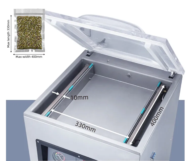 ម៉ាស៊ីនវេចខ្ចប់សុញ្ញកាសបញ្ឈរ DZQ-400 6 DZQ 400 02