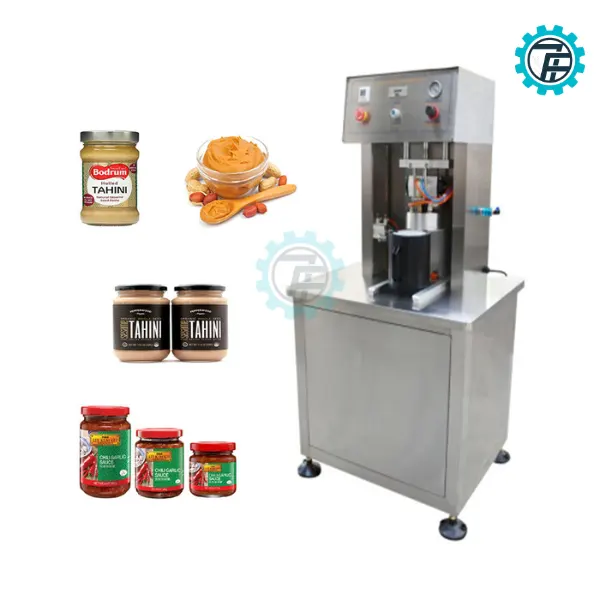 ម៉ាស៊ីនចិញ្ចៀនក្បាលដបទឹកកញ្ចក់ដោយសម្ពាធទាបពាក់កណ្តាលស្វ័យប្រវត្តិ 17 រួមបញ្ចូលមុខងារ 2 ក្នុង 1