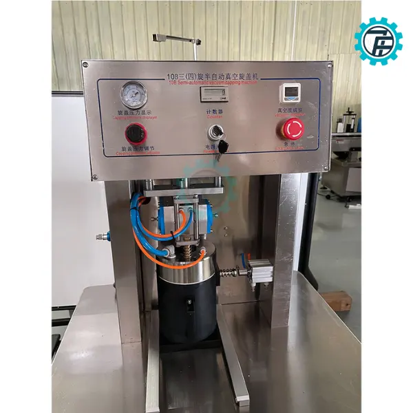 ម៉ាស៊ីនចិញ្ចៀនក្បាលដបទឹកកញ្ចក់ដោយសម្ពាធទាបពាក់កណ្តាលស្វ័យប្រវត្តិ 6 ម៉ាស៊ីនចិញ្ចៀនក្បាលដបទឹកកញ្ចក់ដោយសម្ពាធទាបពាក់កណ្តាលស្វ័យប្រវត្តិ - Image 6