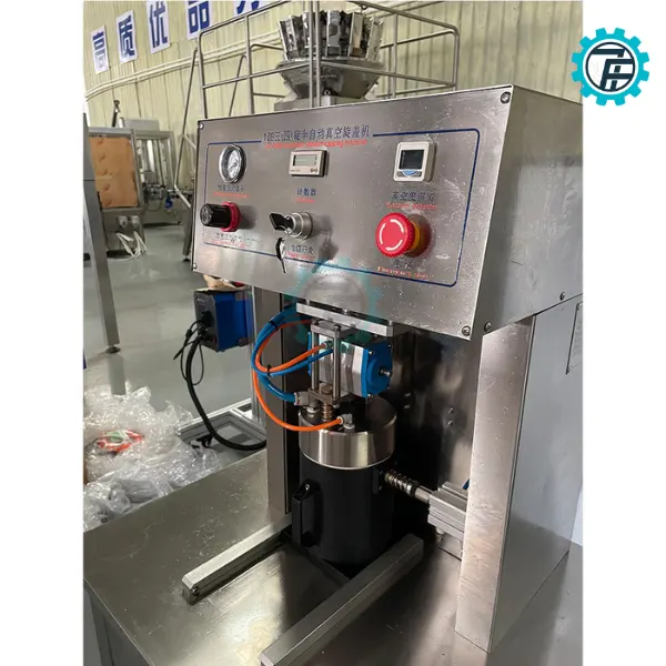 ម៉ាស៊ីនចិញ្ចៀនក្បាលដបទឹកកញ្ចក់ដោយសម្ពាធទាបពាក់កណ្តាលស្វ័យប្រវត្តិ 8 ម៉ាស៊ីនចិញ្ចៀនក្បាលដបទឹកកញ្ចក់ដោយសម្ពាធទាបពាក់កណ្តាលស្វ័យប្រវត្តិ - Image 8