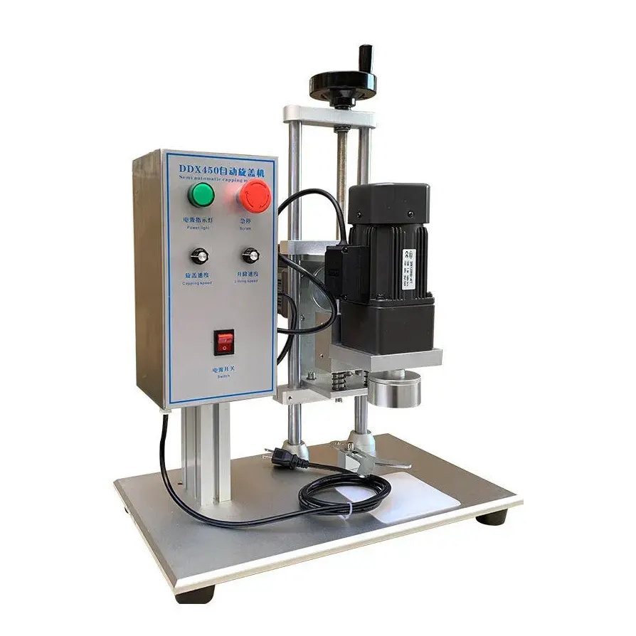 ម៉ាស៊ីនរឹតបន្តឹងគម្របដបជុំពាក់កណ្តាលស្វ័យប្រវត្តិ