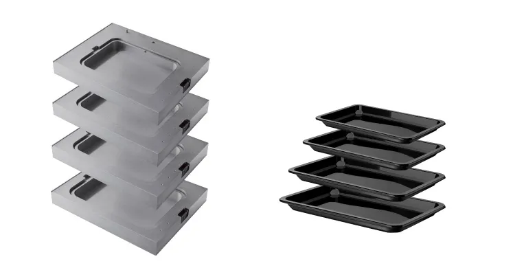 ម៉ាស៊ីនវេចខ្ចប់សុញ្ញកាសថង់អាហារ ZT-480 8 zt 480 food tray vacuum packing machine 07