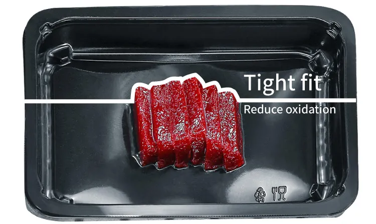 ម៉ាស៊ីនវេចខ្ចប់សុញ្ញកាសថង់អាហារ ZT-480 10 zt 480 food tray vacuum packing machine 10