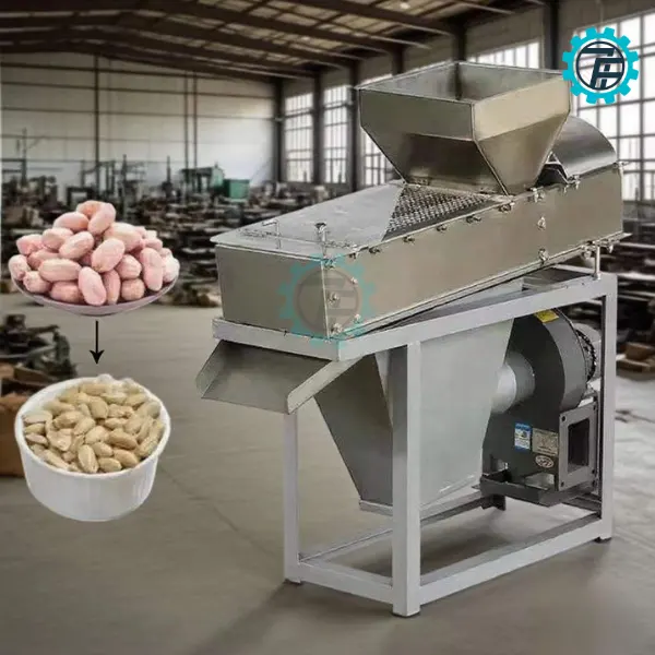 ម៉ាស៊ីនបកសំបកសណ្តែកដី 3 ឧបករណ៍មានការរចនាទំនើប និងវិជ្ជាជីវៈ អាចបំពេញតម្រូវការផលិតកម្មខ្ពស់បាន