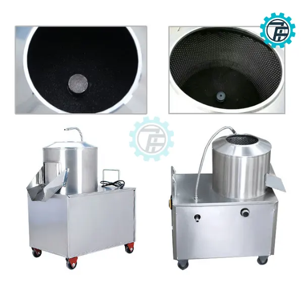 ម៉ាស៊ីនបកសំបកដំឡូង YQ350 7 may got vo khoai tay YQ 350 06