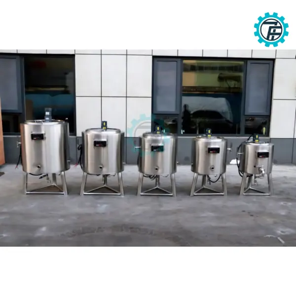 ឆ្នាំងធ្វើម្ហូបផូ 20l - 500l 3 ឆ្នាំងរំងាស់ទឹកស៊ុបផូ