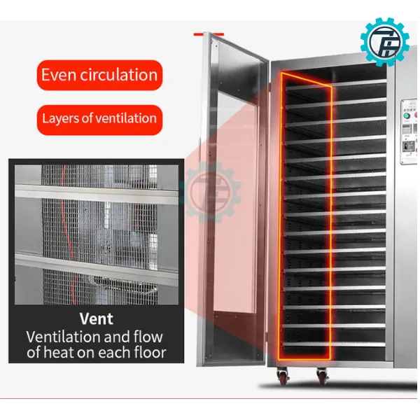 ទូសម្ងួតឧស្សាហកម្ម ២១ ថាស 4 រចនាបថតូចច្រឡឹង សន្សំសំចៃទំហំ